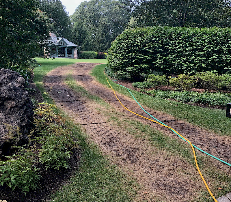Sod/Turf Reinforcment Installation